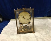Vintage Mantel Clock by Kunoco Brass Clock.