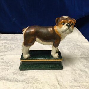 Staffordshire Style Pug Dog Figurine.