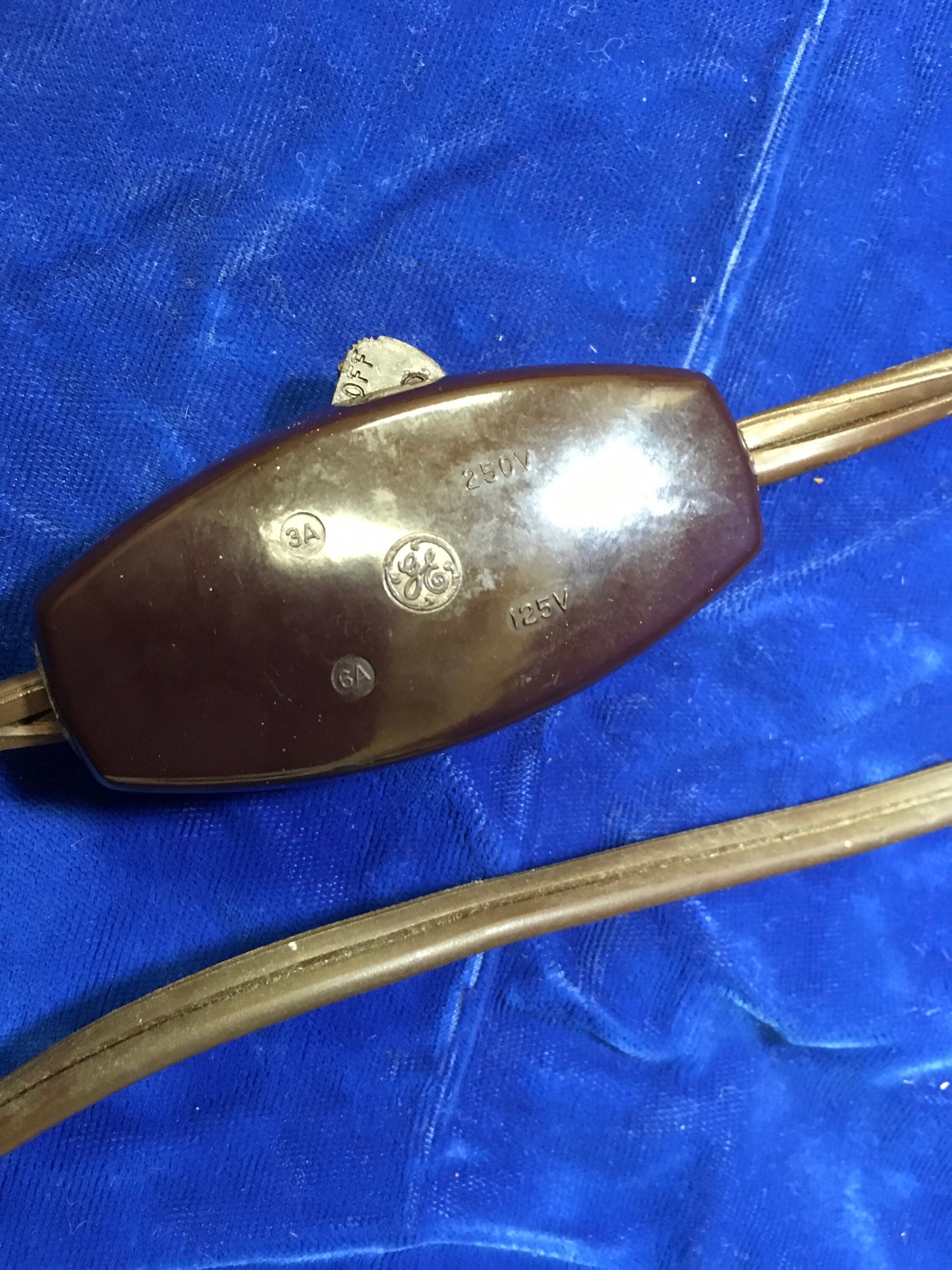 Vintage GE General Electric Extension Cord With On/Off Etsy