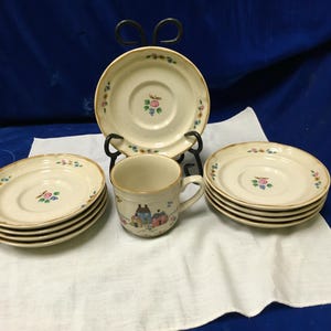 Vintage Lot of 10 International Heartland Tableworks Stoneware Dishes - 1980-99.
