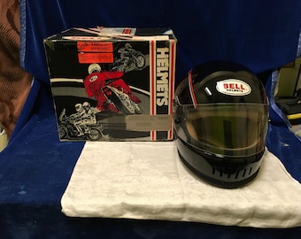 Vintage Arthur Fulmer AF40 Motorcycle Helmet | 1970s Café Racer