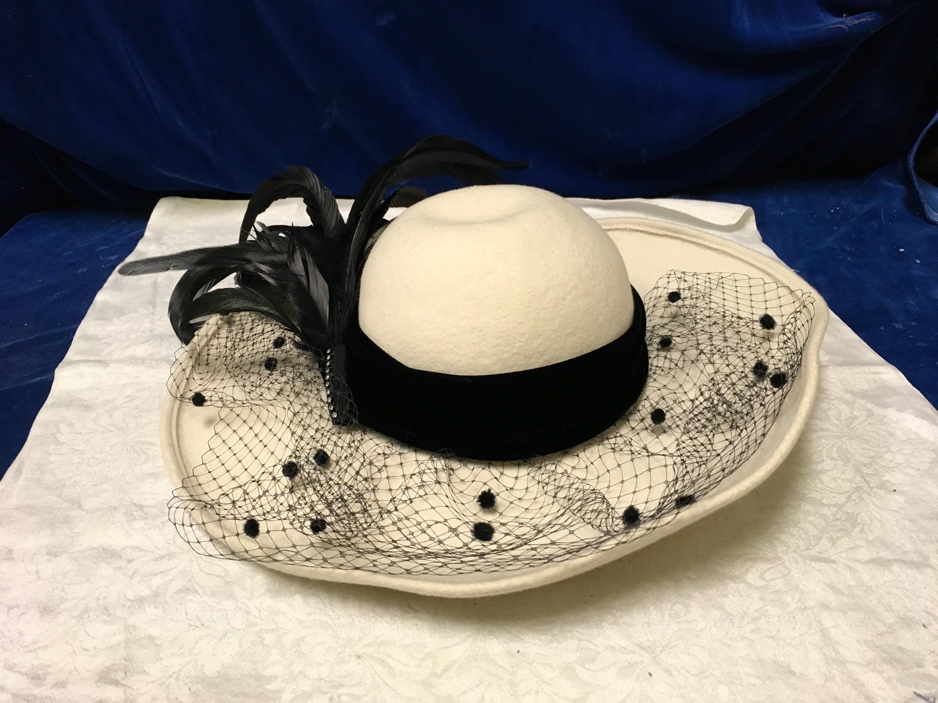 VTG Gwenn Pennington Michael Howard 100% Wool Gray Hat Fancy Chin Strap‎ Winter Michael Howard Hat - Etsy main image 2