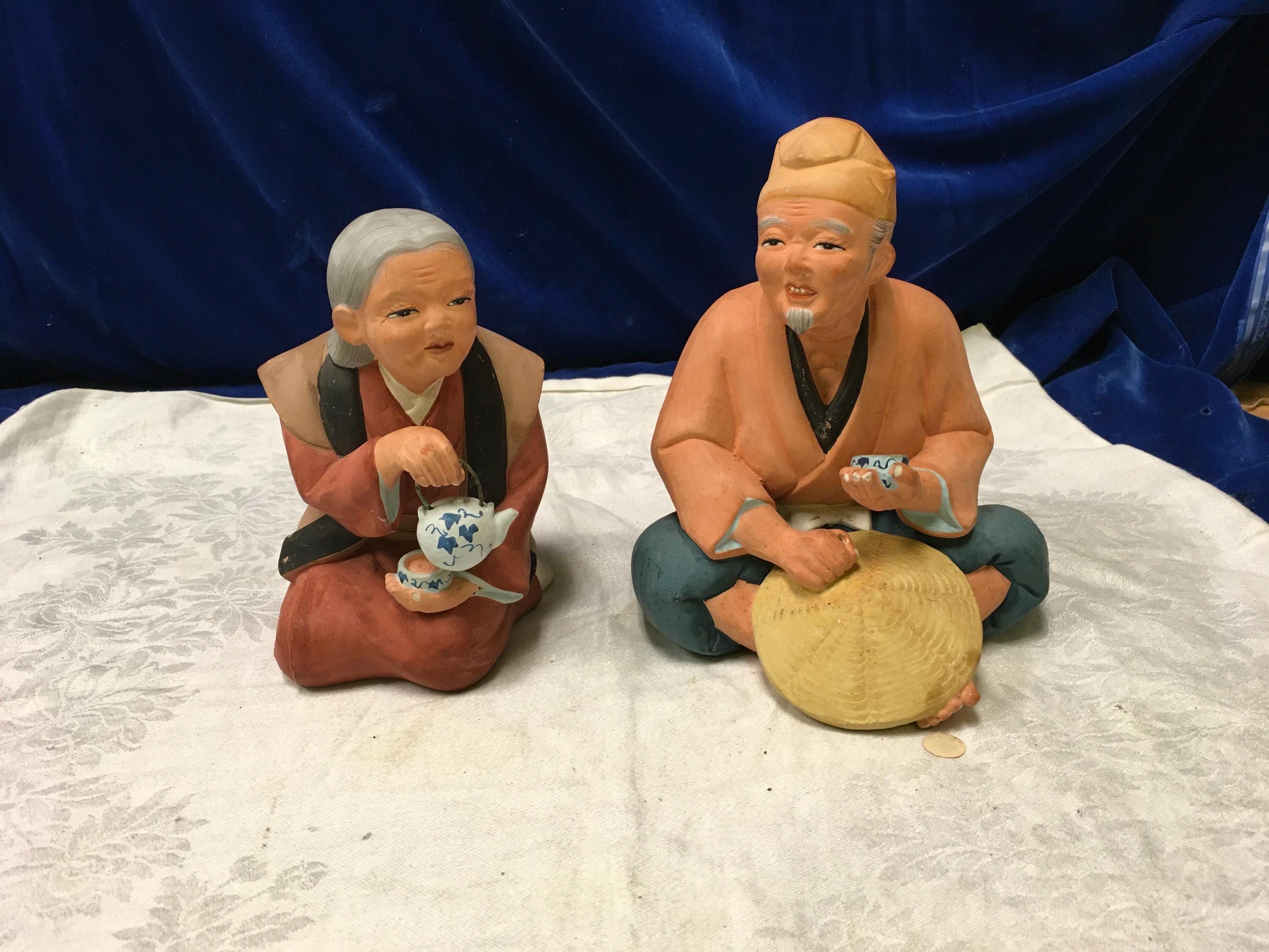 ヴィンテージの博多三益人形 2 点 - 日本 - 1950 年代頃。 - Etsy 日本