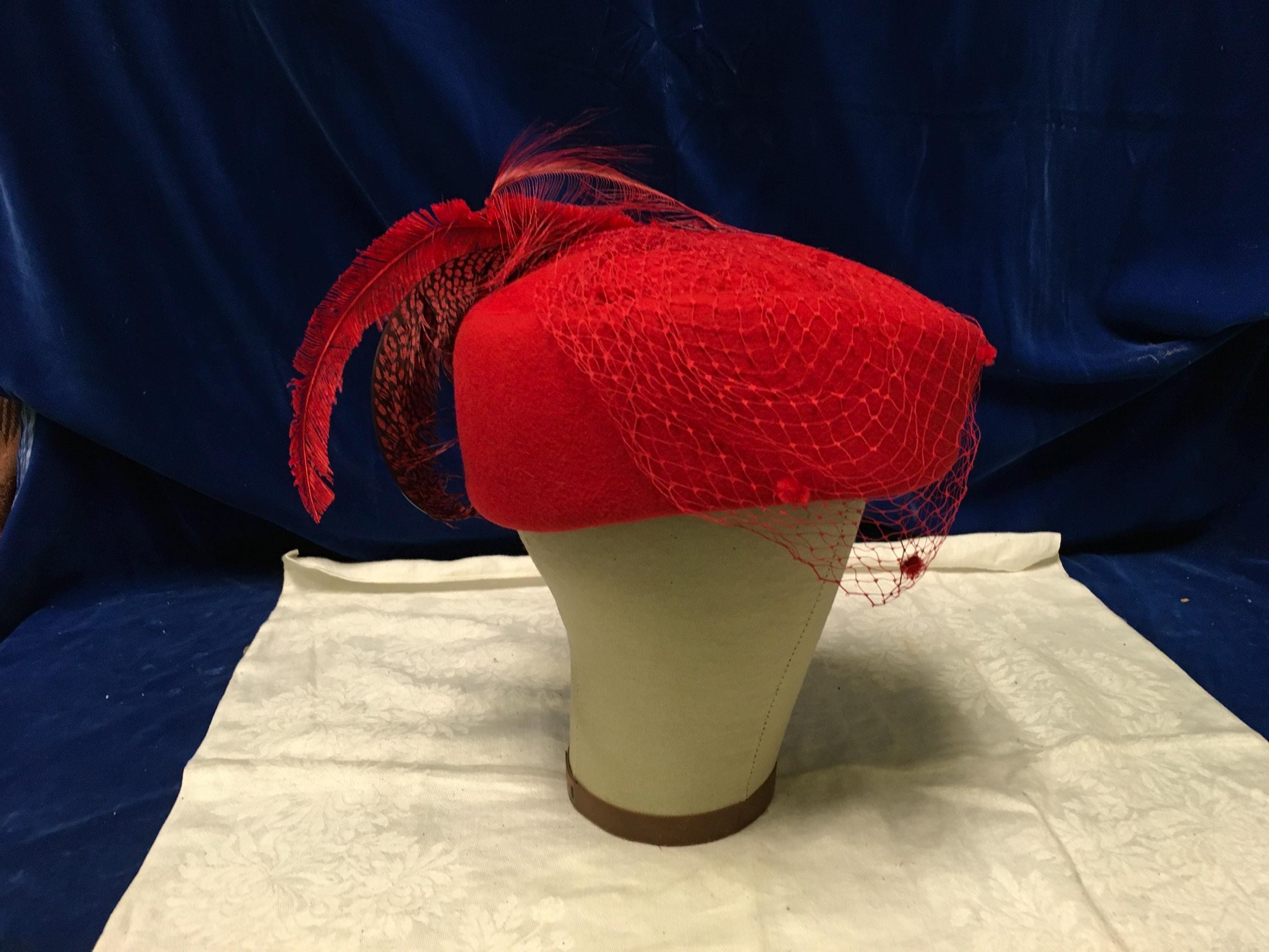 Vintage Michael Howard 100% Wool - Miss Bierner Hat - USA - Etsy display picture 2