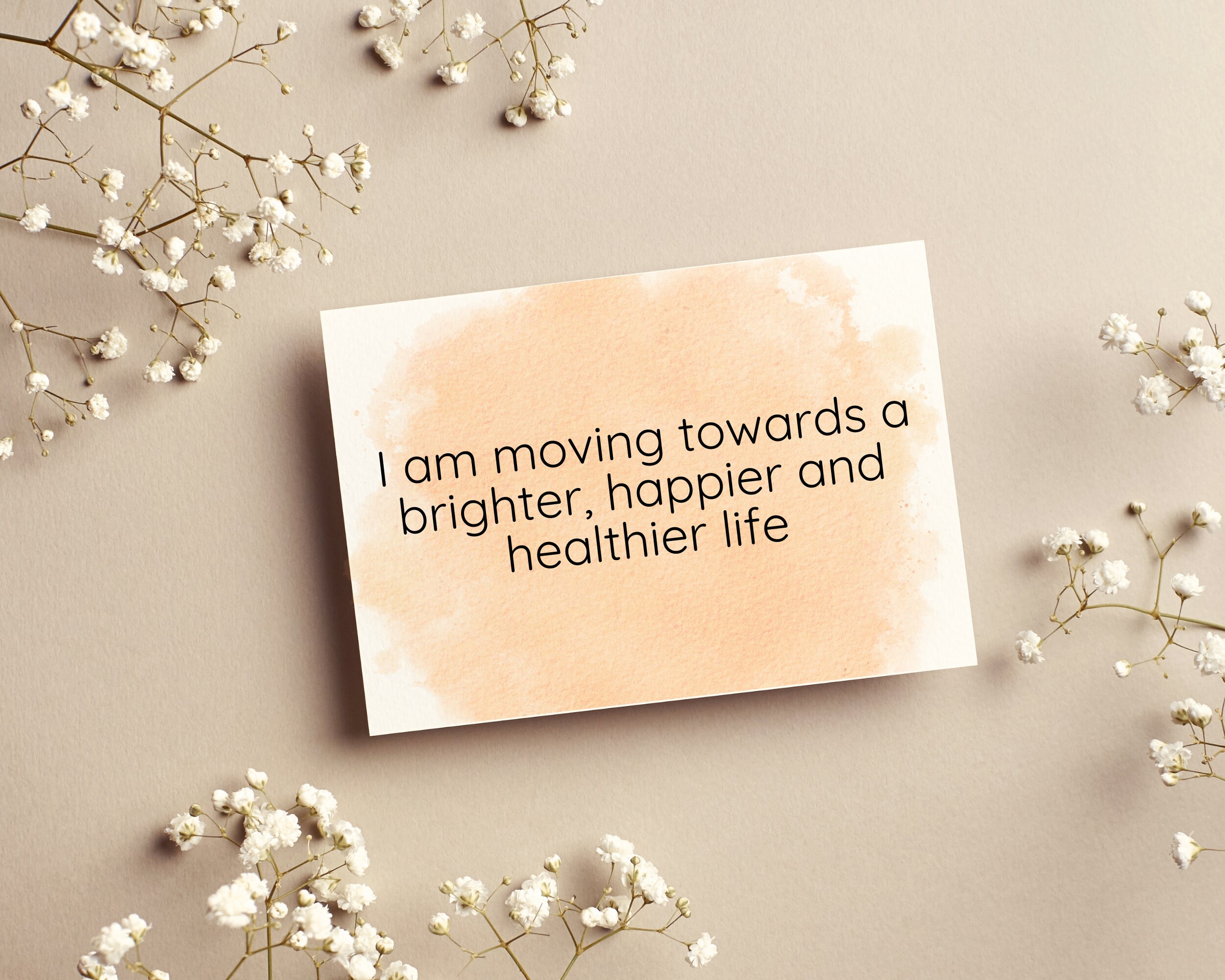 Positive Affirmation Cards for Depression Instant Download Print at ...