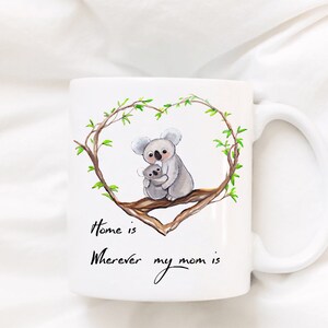 Koala Coffee Mug - Perfect Gift for Mom - Cute Mug - Tea Cup - Birthday Gift