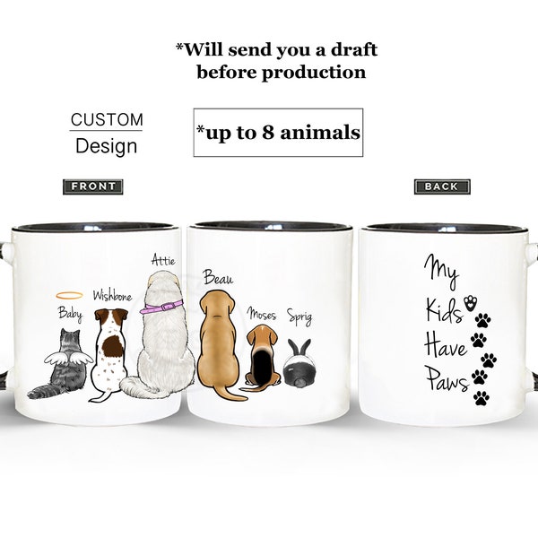 Custom Dog Mug, Dog Mug, Cat Mug, Gift for Animal Lover, Gift For Dog Lover, Gift For Cat Lover, Horse Mug, Bunny Mug, Room Decoration