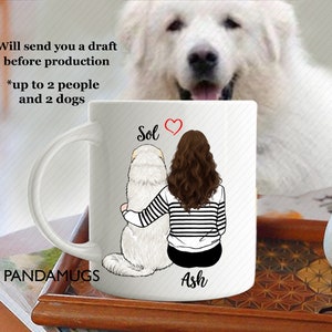 Custom Great Pyrenees Mug,  Great Pyrenees Mom Mug, Great Pyrenees Dad Mug, Great Pyrenees Lover Mug, Great Pyrenees Water Bottle