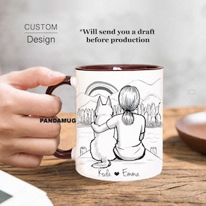Personalized German Shepherd Mug, German Shepherd Mug, Gift For German Shepherd Mom, Gift For German Shepherd Dad