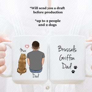 Custom Brussels Griffon Mug, Brussels Griffon Dad Mug, Brussels Griffon Mom Mug, Brussels Griffon Lover Mug, Room Decoration