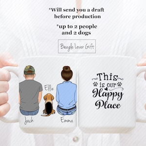 Custom Beagle Mug, Beagle Dad Mug, Beagle Mom Mug, Gift for Beagle Mom, Gift for Beagle Dad, Graduation Gift, Room Decoration
