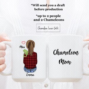 Custom Chameleon Mug, Chameleon Dad Mug, Chameleon Mom Mug, Chameleon Lover Mug, Chameleon Lover Gift, Graduation Gift, Room Decoration