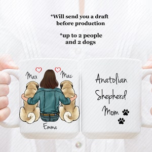 Custom Anatolian Shepherd Mug,  Anatolian Shepherd Lover Mug, Gift For Dog Lover, Anatolian Shepherd Dad Mug, Anatolian Shepherd Mom Mug