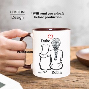 Personalized Pitbull Mug, Custom Dog Lover Gift