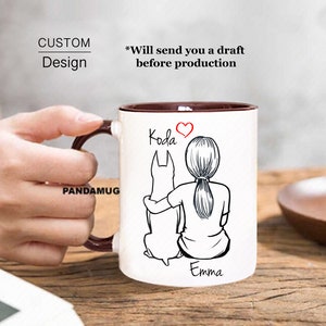 Personalized Doberman Mug, Doberman Mug, Doberman Mom Mug, Doberman Dad Mug, Gift For Dog Mom, Gift For Dog Dad, Gift For Doberman Lover