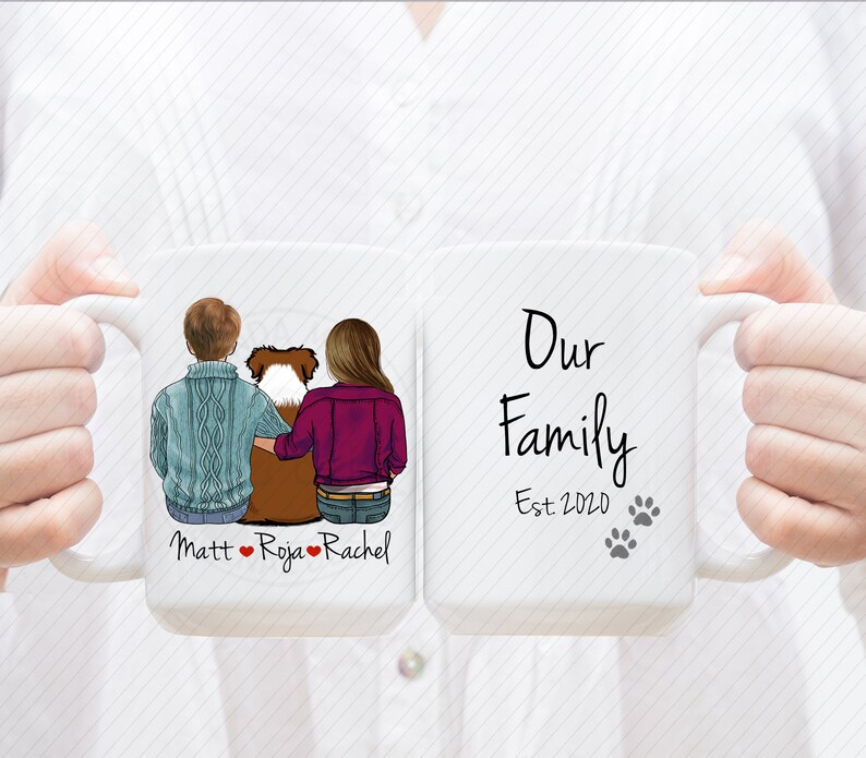 Custom Australian Shepherd Mug, Australian Shepherd Dad Mug, Australian Shepherd Mom Mug, Aussie Lover Mug, Graduation Gift image 2