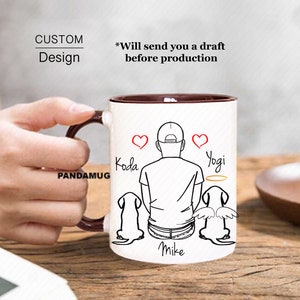 Custom Beagle Mom, Beagle Mug, Gift For Beagle Lover, Beagle Mom Gift, Beagle Dad Gift, Dog Mom, Dog Dad