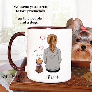 Custom Yorkie Mug, Yorkie Mom Mug, Yorkie Dad Mug, Yorkie Lover Mug, Yorkie Water Bottle, Yorkie Travel Mug, Room Decoration
