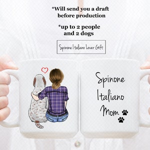 Custom Spinone Italiano Mug, Spinone Italiano Dad Mug, Spinone Italiano Mom Mug, Spinone ItalianoLover Mug, Spinone Italiano Lover Gift