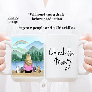 Custom Chinchilla Mug, Chinchilla Dad Mug, Chinchilla Mom Mug, Chinchilla Lover Mug, Chinchilla Lover Gift, Graduation Gift, Room Decoration