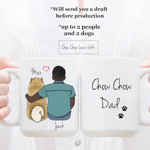 Custom Chow Chow Mug, Chow Chow Dad Mug, Chow Chow Mom Mug, Chow Chow Lover Mug, Chow Chow Lover Gift