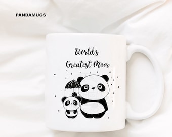 Coffee Mug, Panda Mug, Tea Cup, Gift for Her, Mothers Day Gift, Gift For Mother