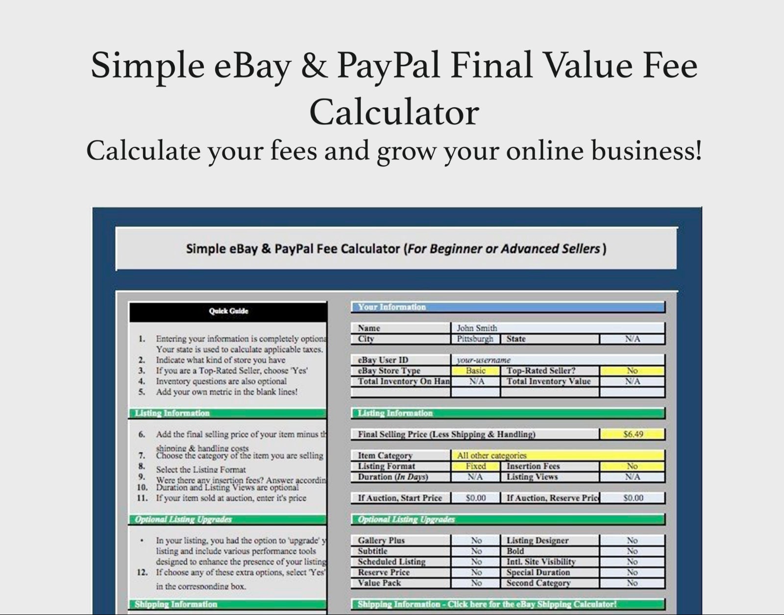ebay and paypal fees calculator ebay and paypal fees calculator