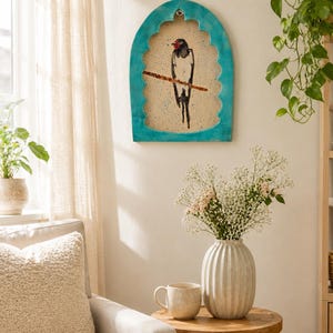 Hem lera helgedom•tempelblommor•hängande väggdekorationer•altardesign•skåp