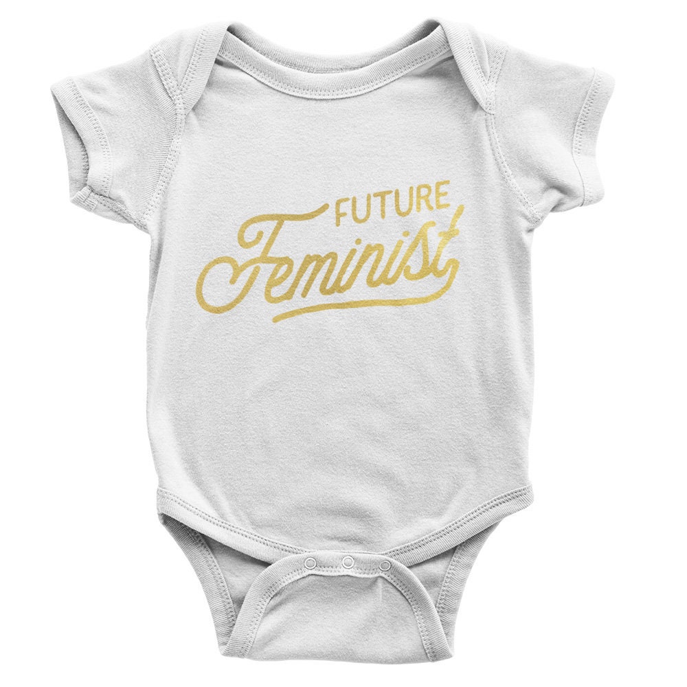 Future Feminist Onesie Organic Baby Clothes Girl Power Etsy