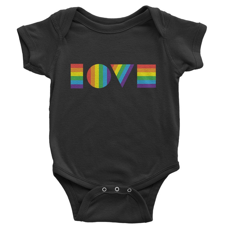 LGBTQ Love Onesie Pride Onesie Rainbow Onesie Gay Baby | Etsy