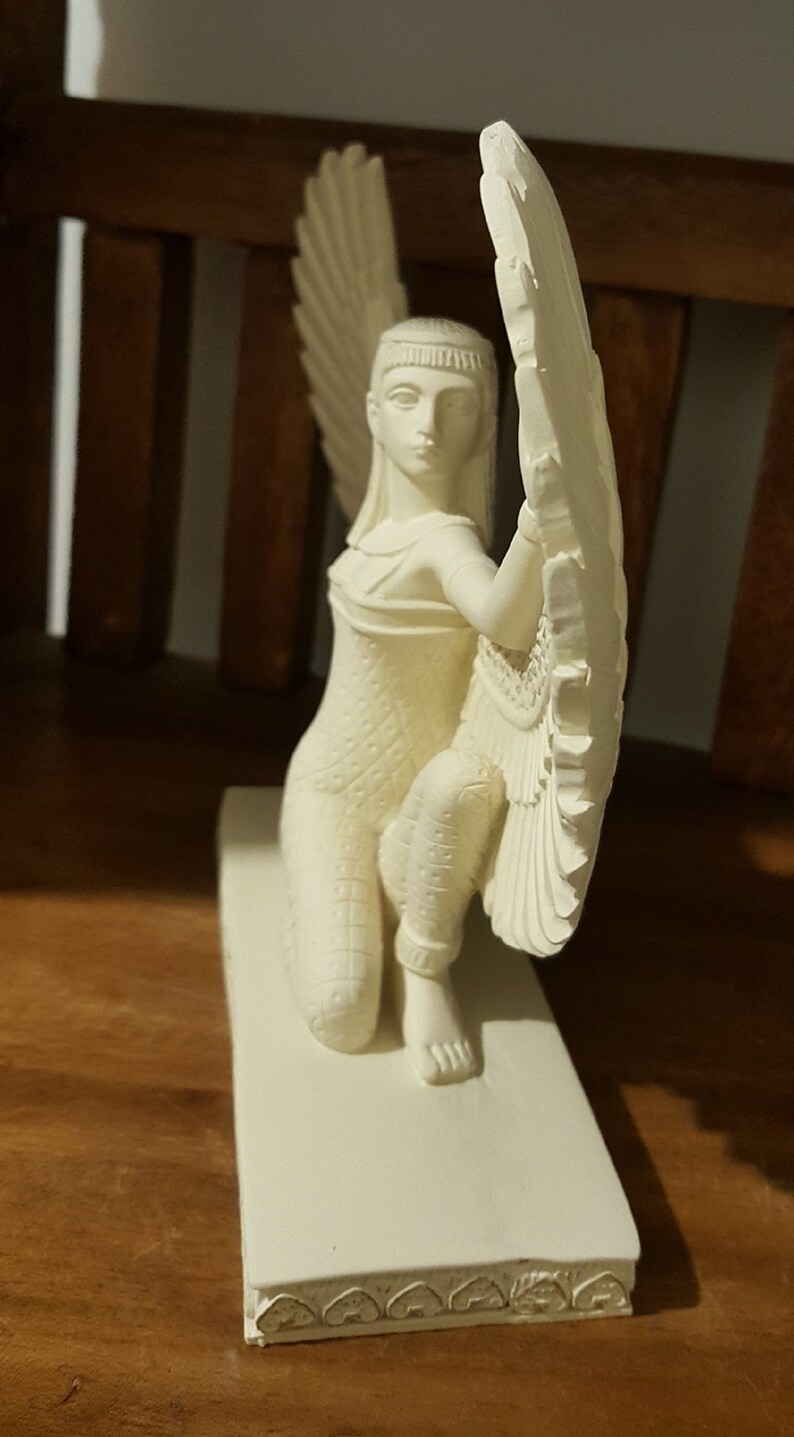 Egyptian Goddess Statue Isis Winged  Spiritual Statue  image 3