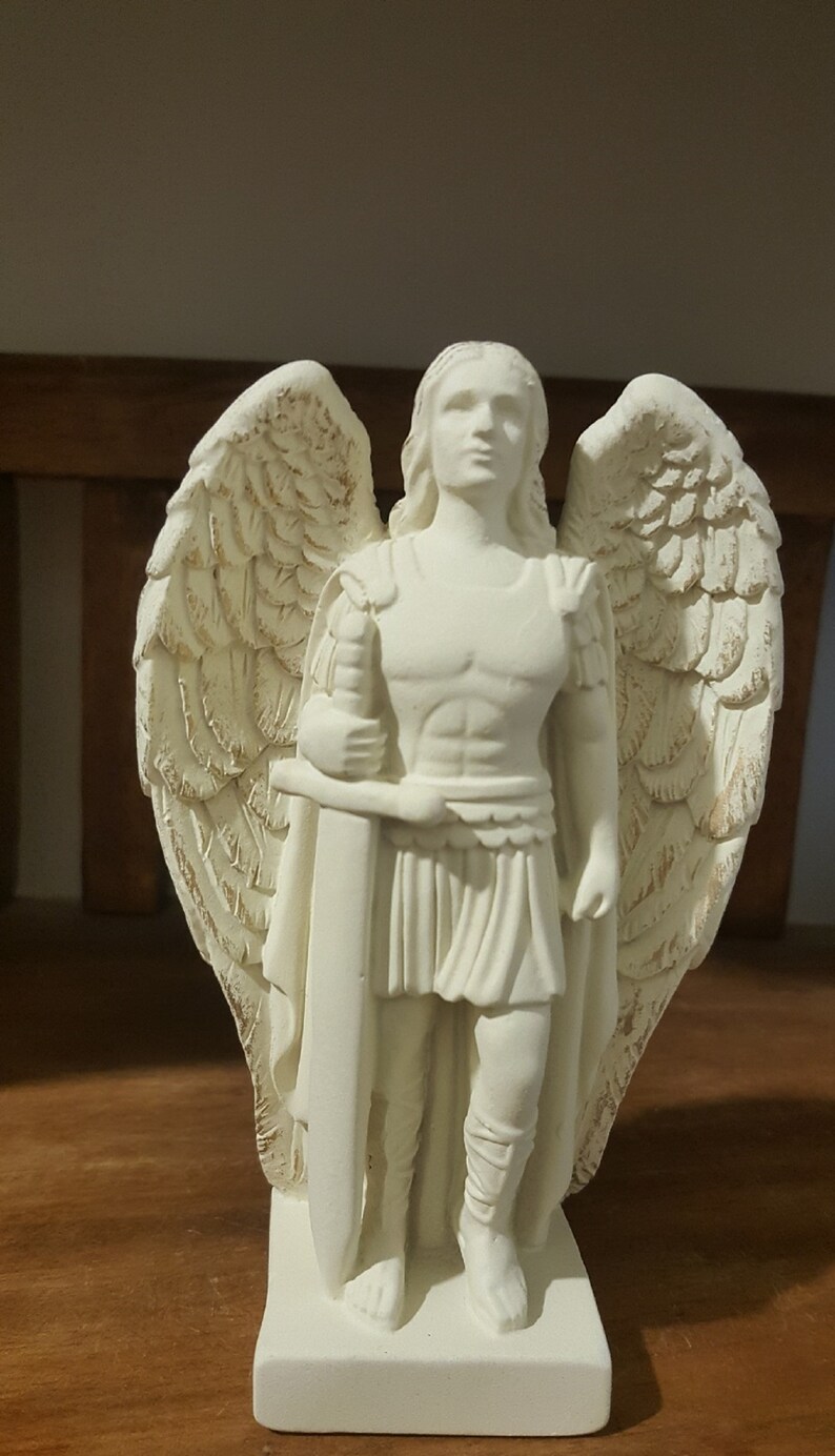 Archangel Michael Statue The  Mighty Spiritual Protector Gift image 0