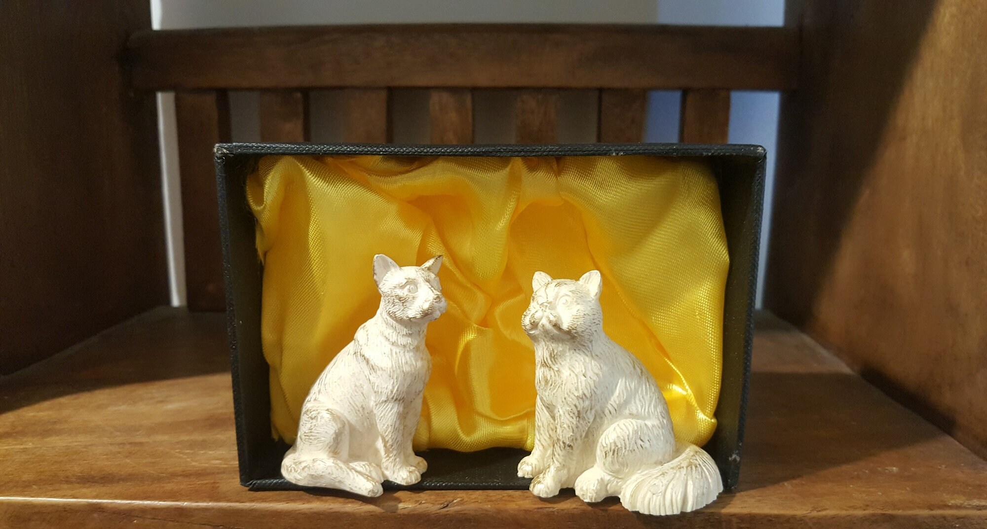 Cat Statues in Brushed Gold for Those That Love Our Furry Etsy New