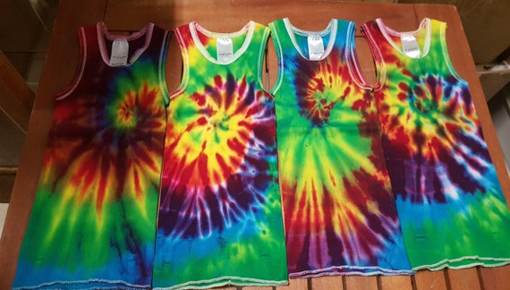 Babies/toddlers Tie Dye Singlets Sizes 