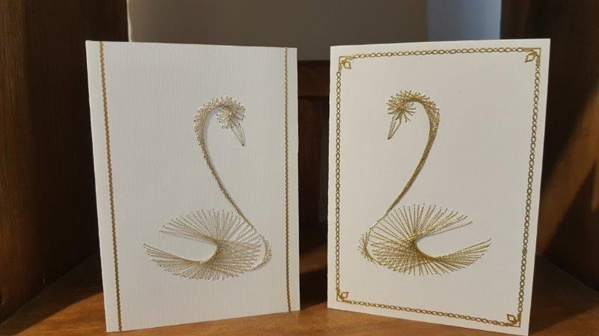 Handmade Golden Swan Cards Wedding Cards Swan in Etsy Australia