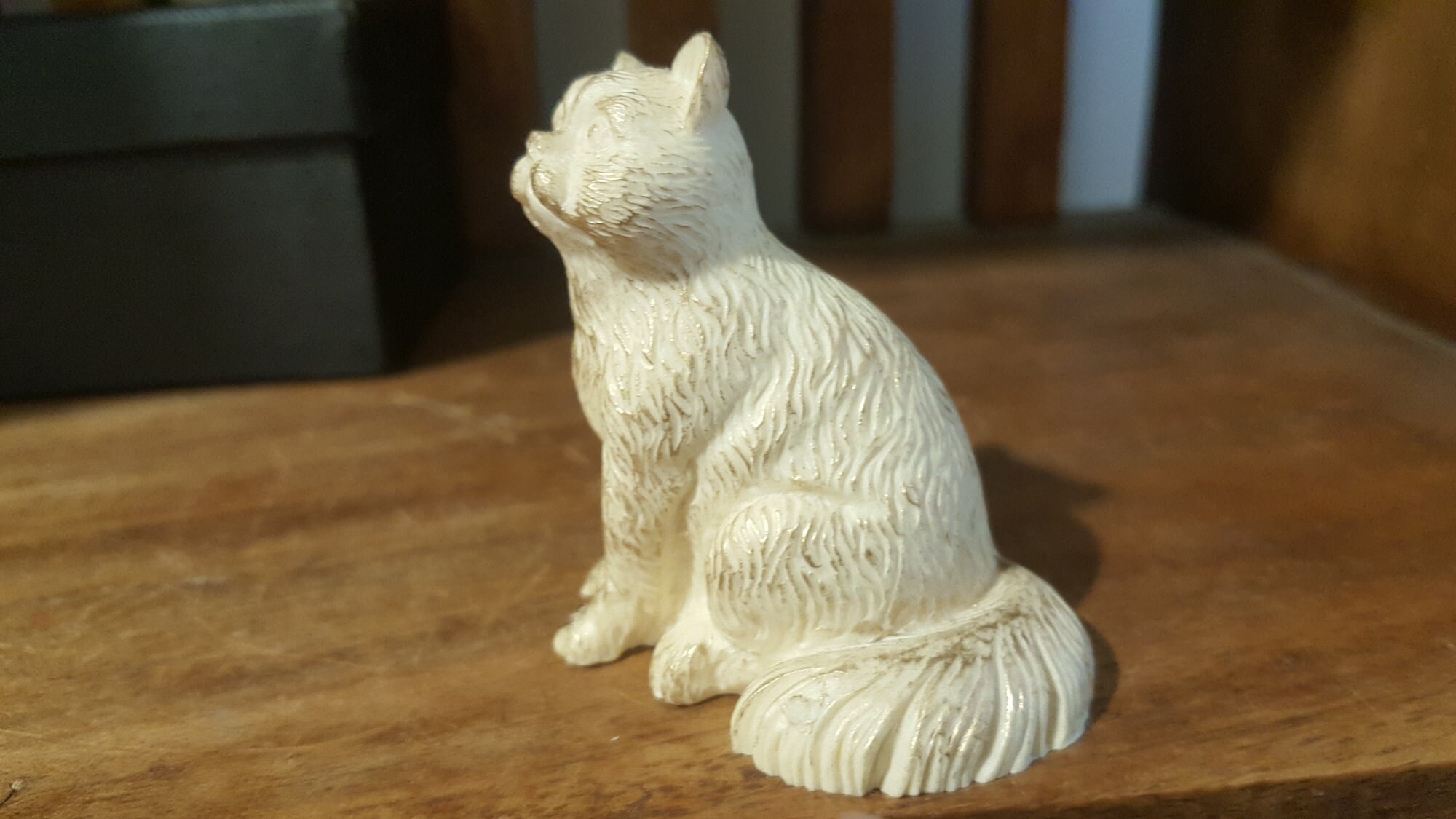 Cat Statues in Brushed Gold for Those That Love Our Furry Etsy New