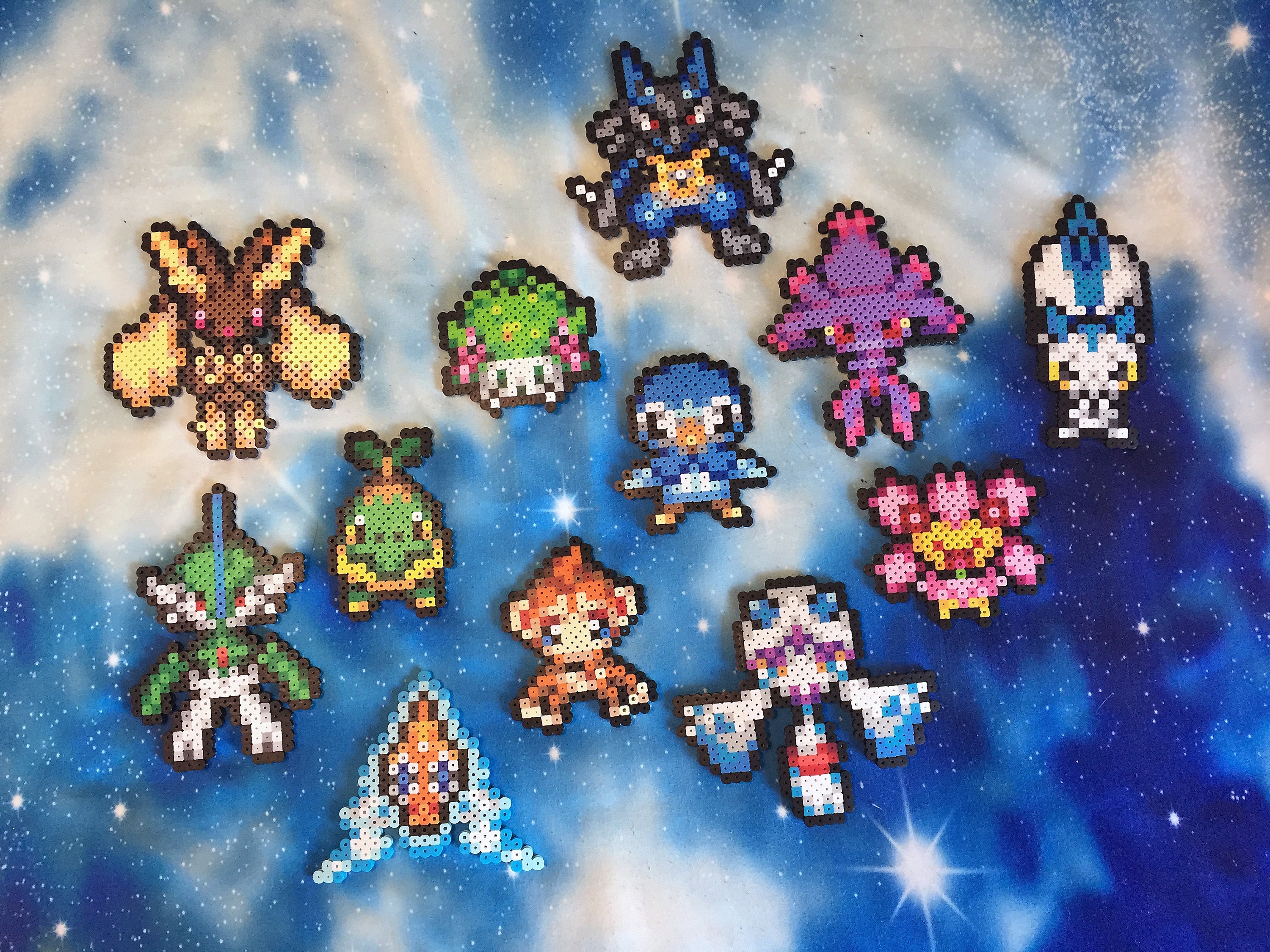 4th Generation 438 479 Pokemon Perlers Mystery Dungeon Etsy