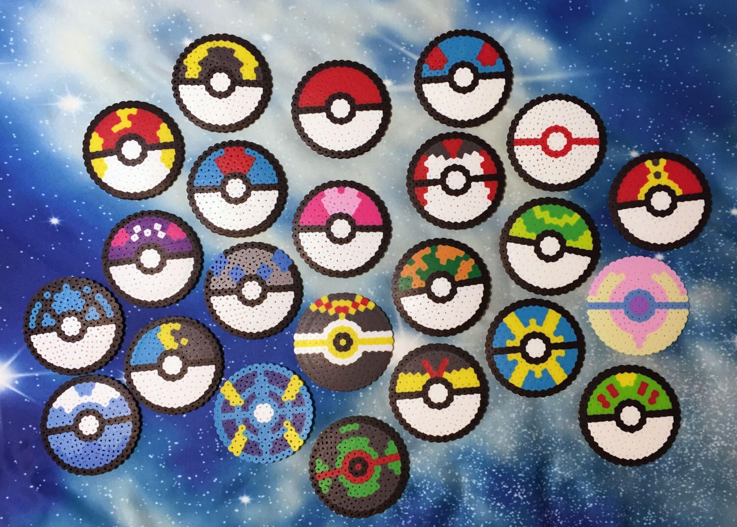 Assorted Large Pokeballs Etsy