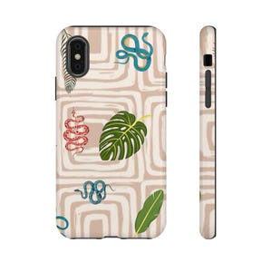 Tough cases: tropical snake phone case iphone