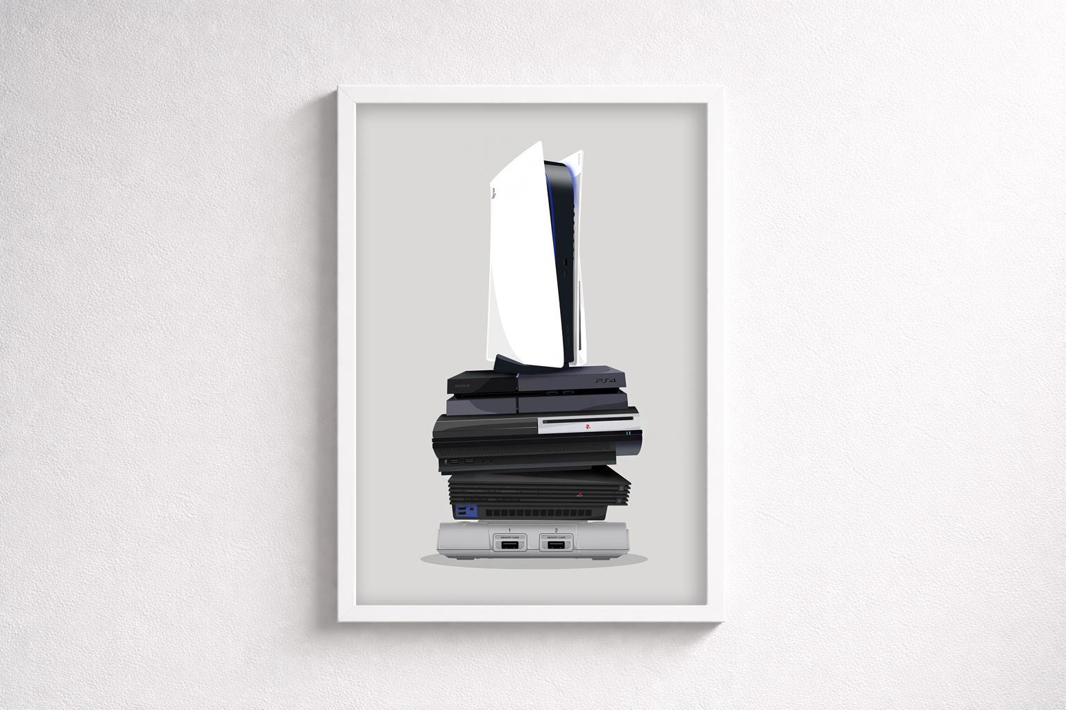 Playstation Poster Evolution - Etsy