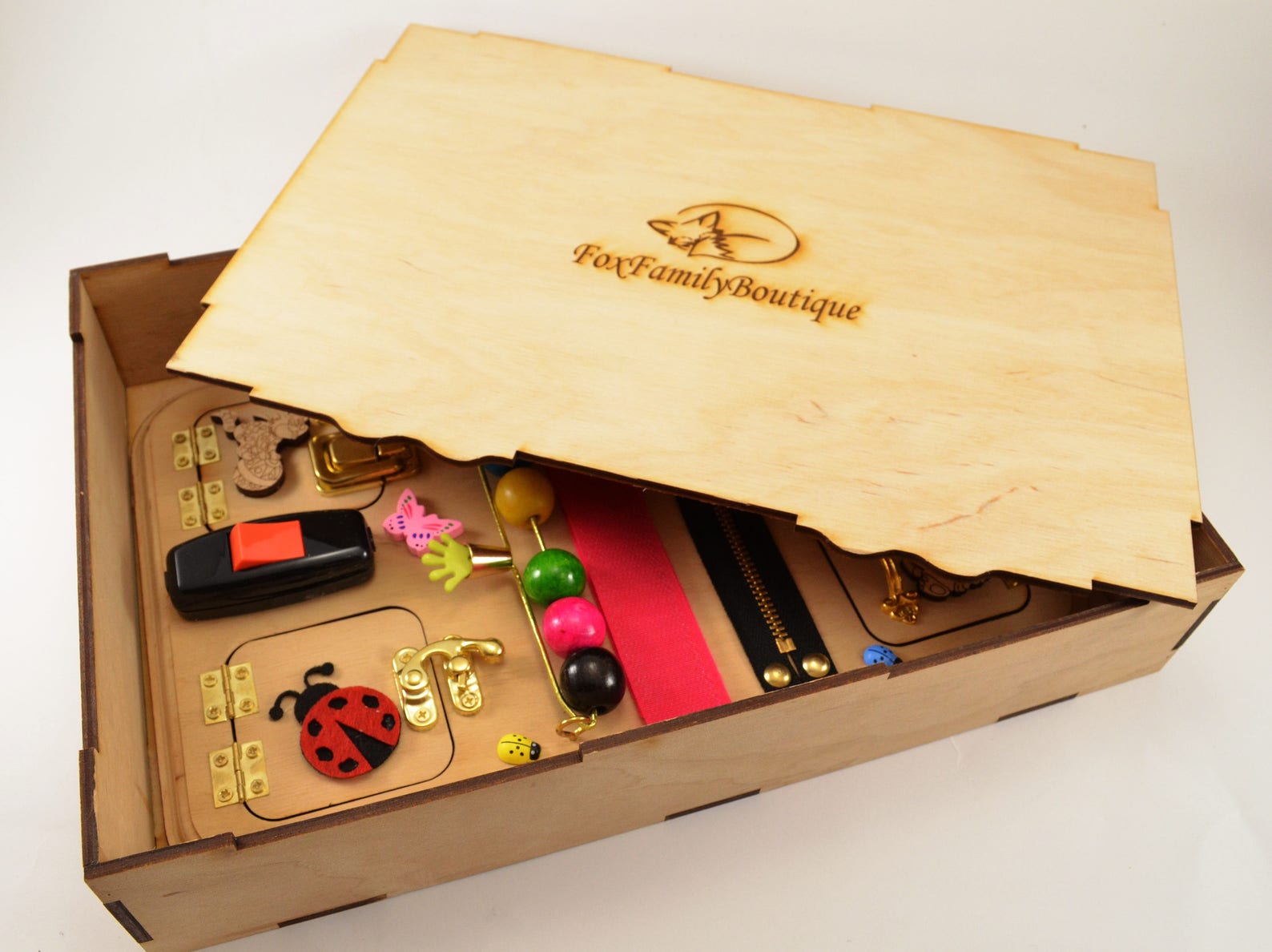 Busy board Botany Nature Insects Animals toys Unique toys Etsy