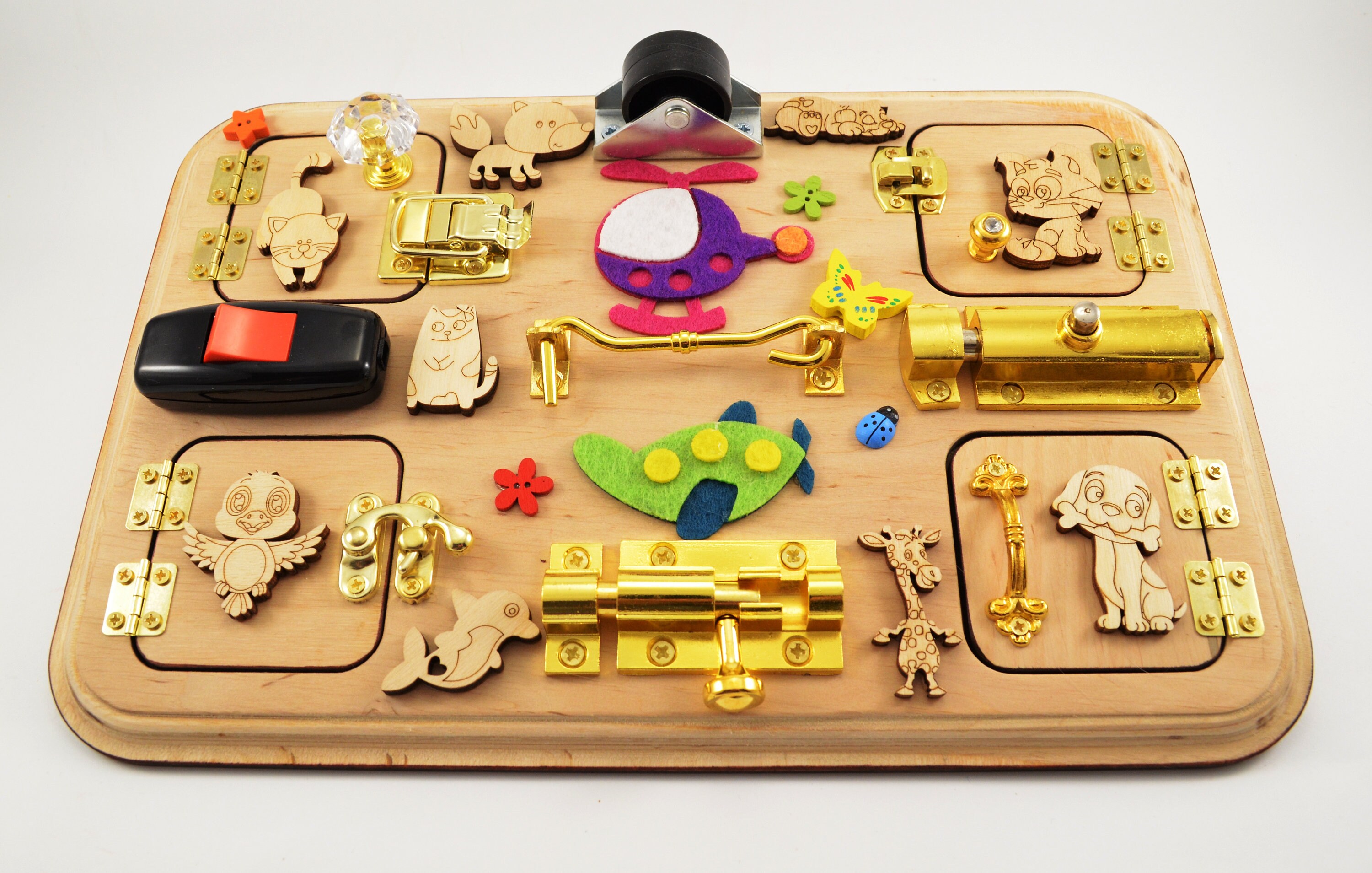 Activity for kids Latch board Busy board Sensory board Baby Etsy