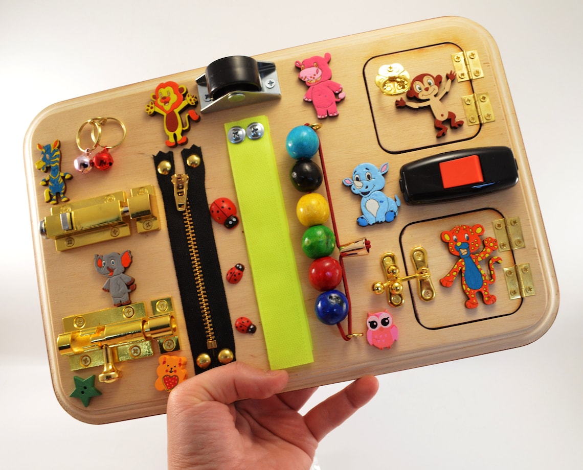 Travel Toys Busy Board for 2 Year Old Activity Board Etsy