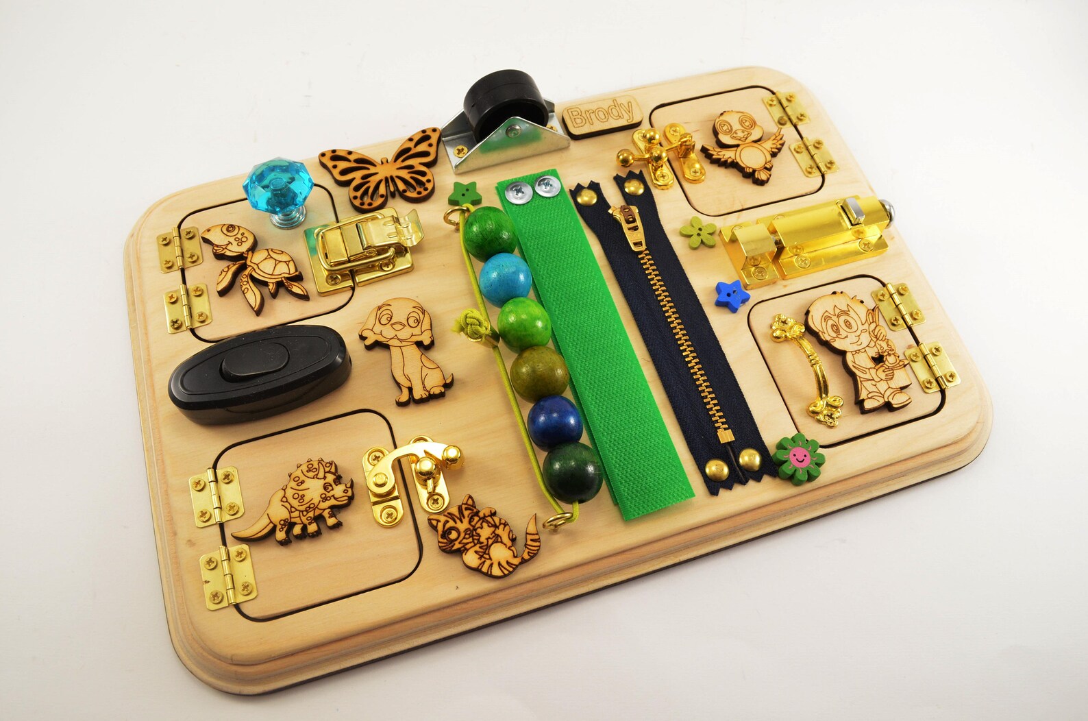 Montessori toddler busy board perfect gift for 2 year old Etsy