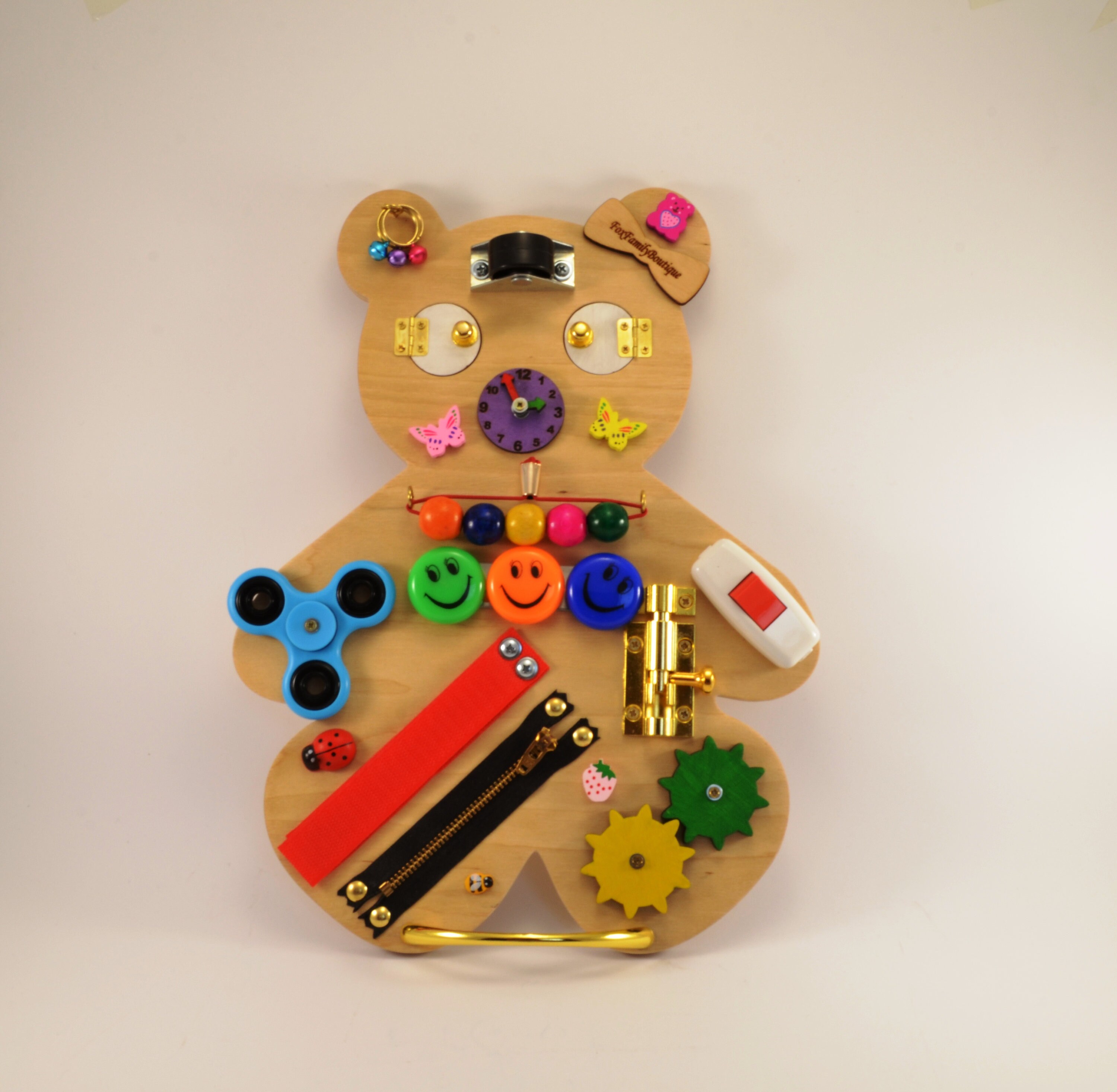 baby activity board wooden