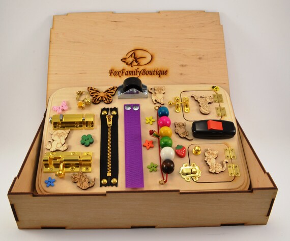 wooden activity board