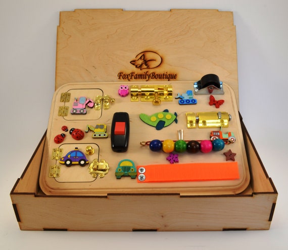 baby activity board wooden