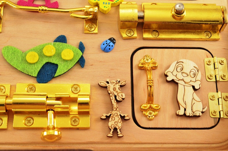 Activity for kids Latch board Busy board Sensory board Baby Etsy