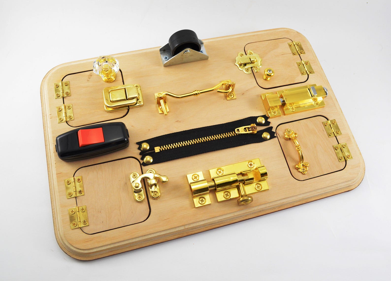 Toddler toys Travel busy board Toy for autism Latch board Etsy