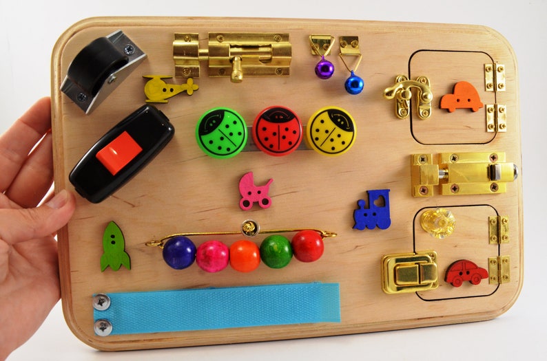 Busy board DIY Baby Toddler Items For 1 year old Boys Ideas Etsy